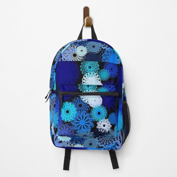 Item preview, Bright blue flowers designed and sold by Doodle-Creation.