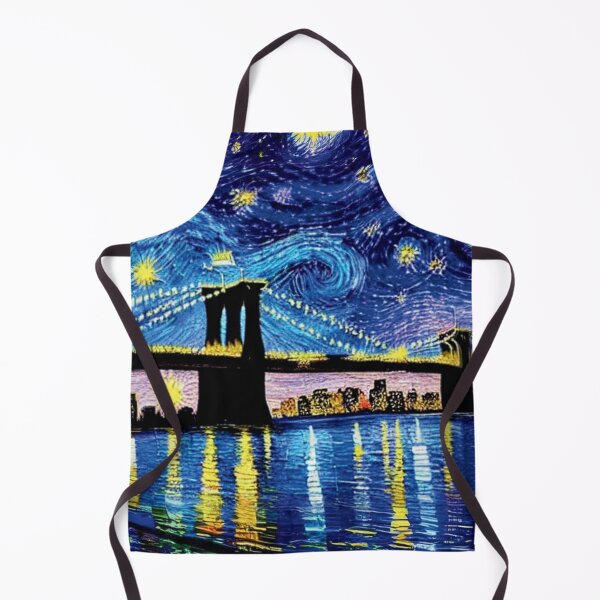 Item preview, Starry Night at the Brooklyn Bridge designed and sold by jglobal360.