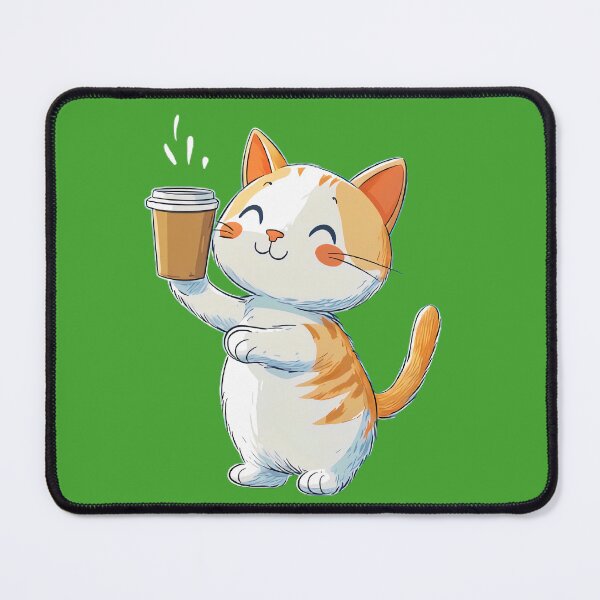 Item preview, Tabby cat coffee time designed and sold by Brendon987.