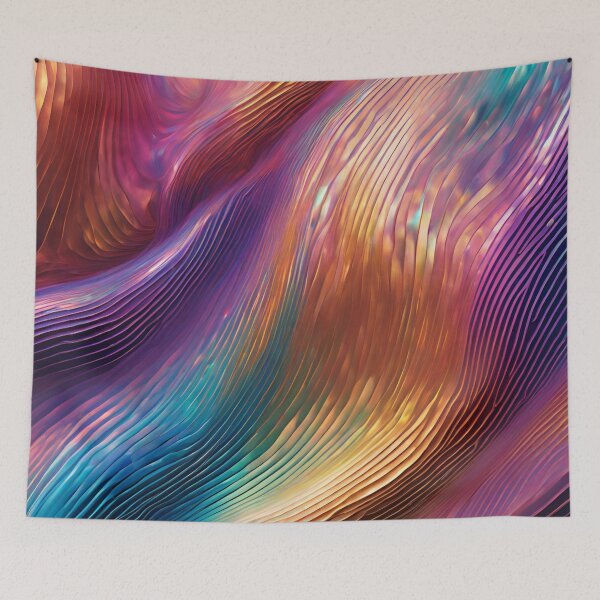 Item preview, Shimmering, Fluid Waves Holographic designed and sold by Have Mercy.