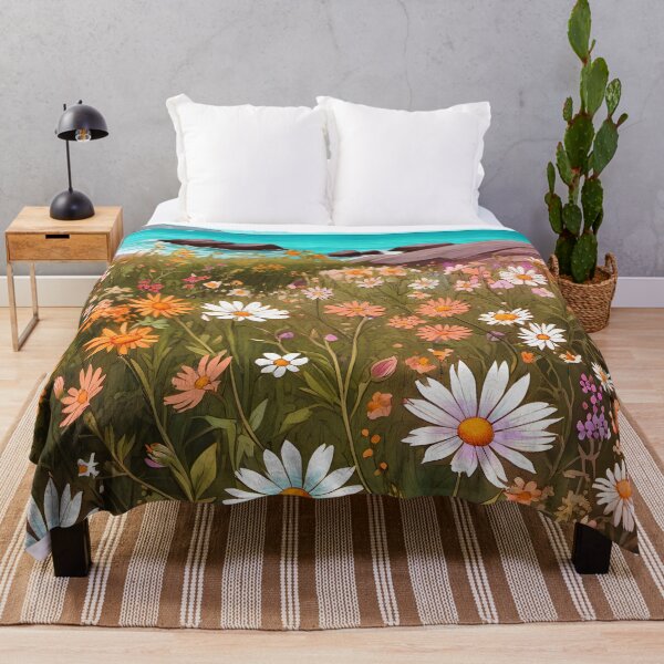 Item preview, Boho Wildflowers Cottagecore Countryside Coastal Wildflowers 1 of 4 designed and sold by Beachy.