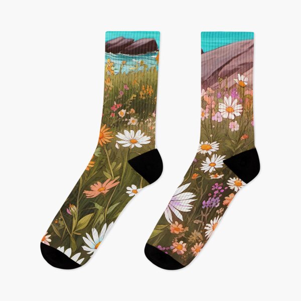 Item preview, Boho Wildflowers Cottagecore Countryside Coastal Wildflowers 1 of 4 designed and sold by Beachy.