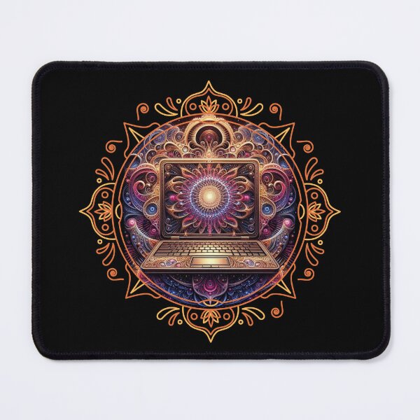 Item preview, Fractal Laptop Gold designed and sold by Vast-Designs.