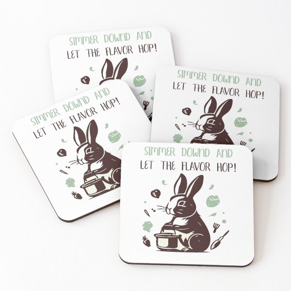 Item preview, Cooking Rabbit Minimalist Vector Art - Whimsical and Modern Design designed and sold by Laila-Ahmed.