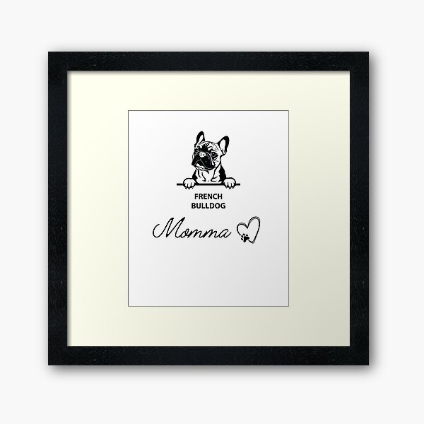 Item preview, French Bulldog Dog Momma Dog Mom designed and sold by teeoffdesign.