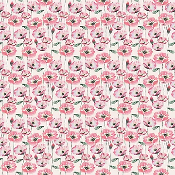 Artwork thumbnail, Poppy Pattern Variation by Cveti Dinkova