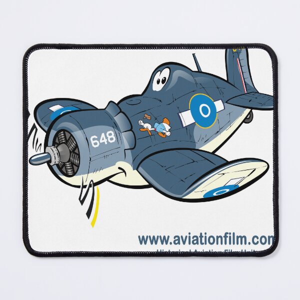 Item preview, WW2 Corsair Fighter Cartoon designed and sold by HAFUAdmin.