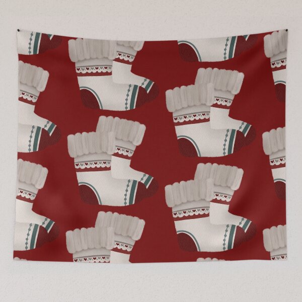 Item preview, Cute White Stocking Christmas  designed and sold by KrissaEsme.