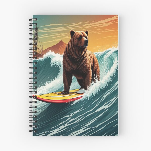 Item preview, Cali Bear Surf designed and sold by CaliNerdLife.