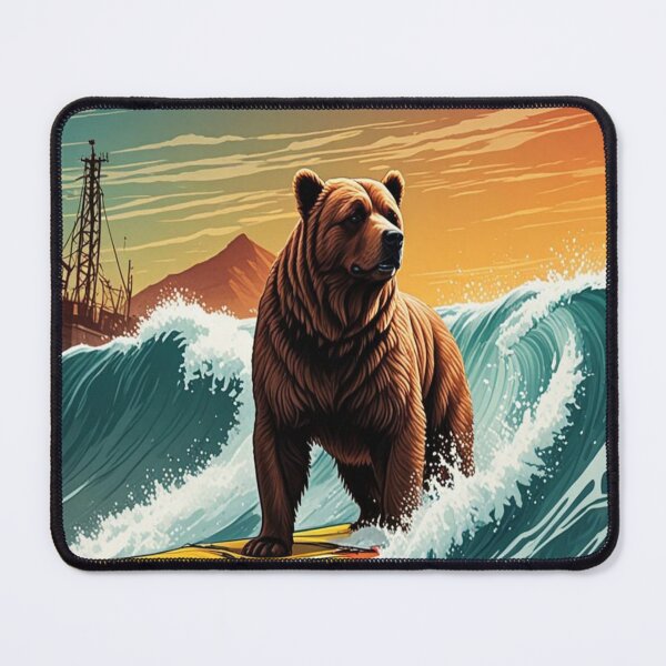 Item preview, Cali Bear Surf designed and sold by CaliNerdLife.