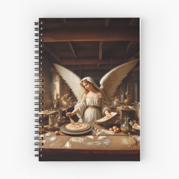 Item preview, Angel Making Pizza designed and sold by boysenberrie.