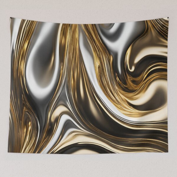 Item preview, Abstract Metallic Swirls designed and sold by Have Mercy.