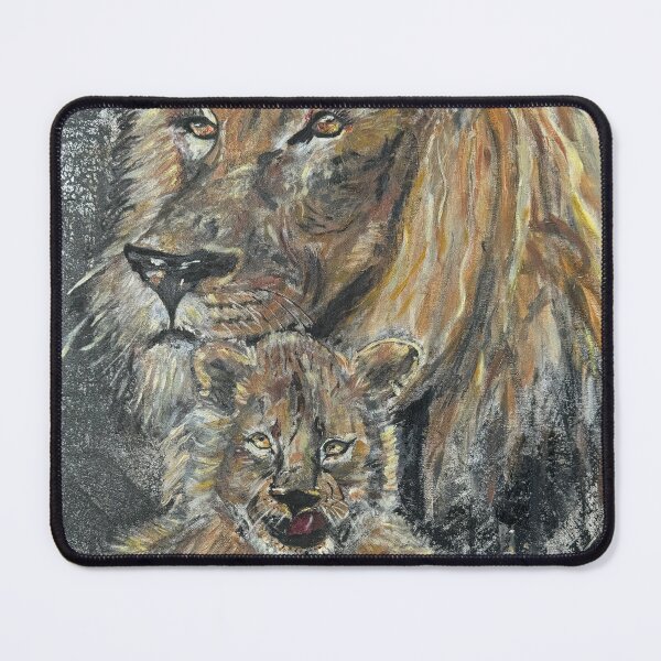 Item preview, mark's lion and cub designed and sold by ChitteringArt.