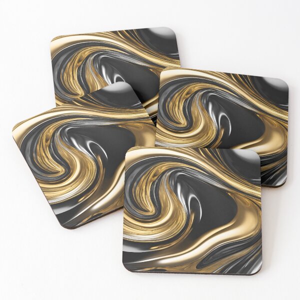 Item preview, Abstract Metallic Swirls designed and sold by Have Mercy.