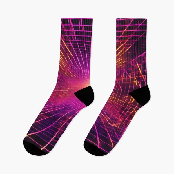 Item preview, Futuristic Glowing Neon Grid designed and sold by Have Mercy.