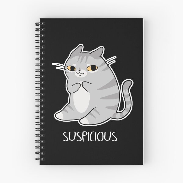 Item preview, Suspicious Kitten designed and sold by SarahJoncas.
