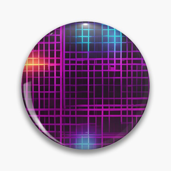Item preview, Futuristic Glowing Neon Grid designed and sold by Have Mercy.