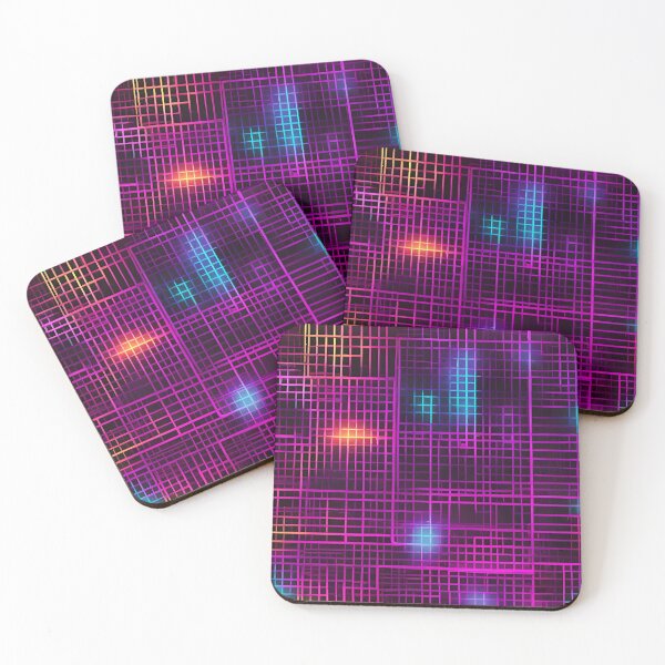 Item preview, Futuristic Glowing Neon Grid designed and sold by Have Mercy.