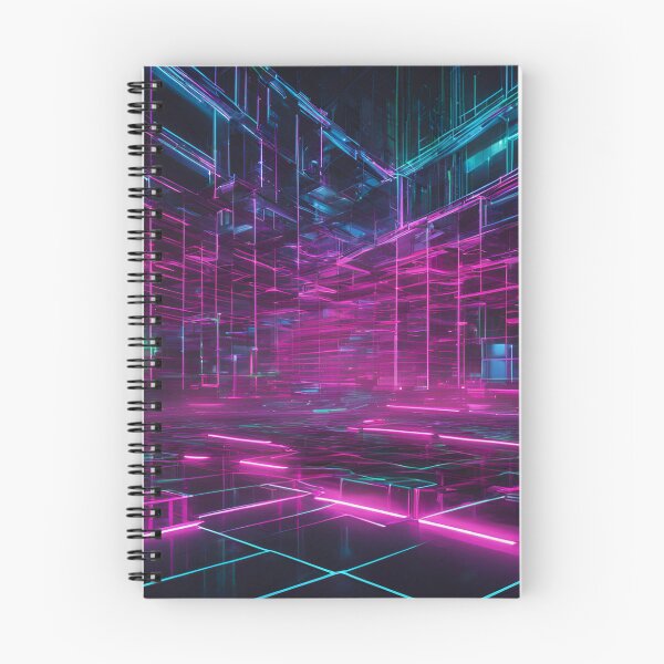 Item preview, Futuristic Glowing Neon Grid designed and sold by Have Mercy.
