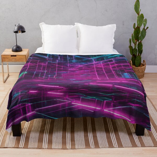 Item preview, Futuristic Glowing Neon Grid designed and sold by Have Mercy.