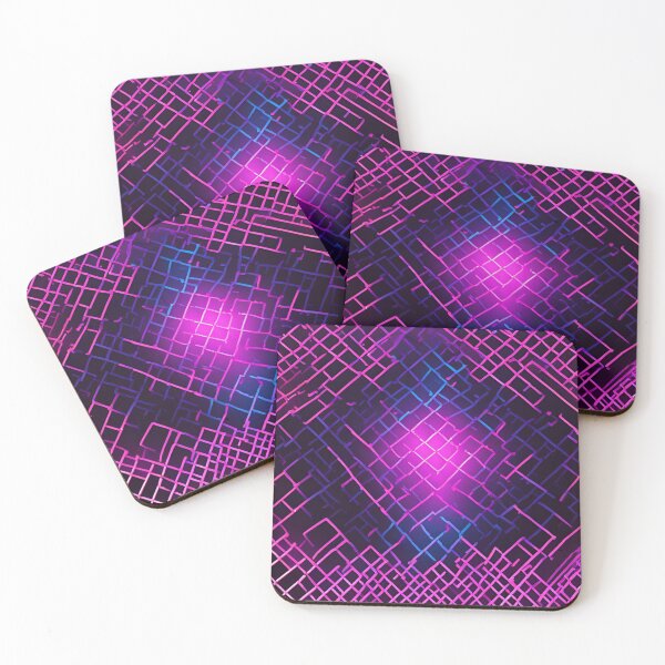 Item preview, Futuristic Glowing Neon Grid designed and sold by Have Mercy.