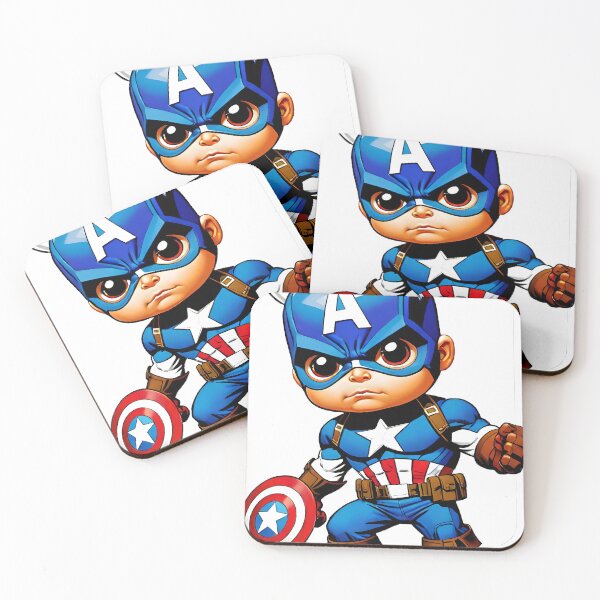Item preview, Little Captain America designed and sold by Creaciontrompiz.