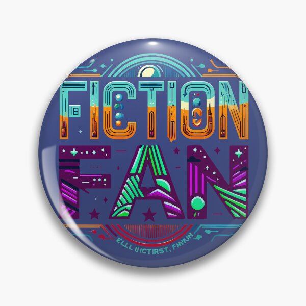 Item preview, Fiction fan, typography designed and sold by maxmaj.