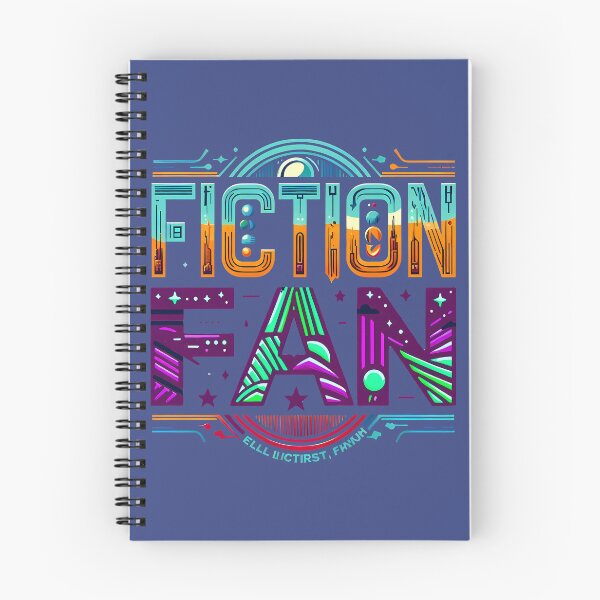 Item preview, Fiction fan, typography designed and sold by maxmaj.