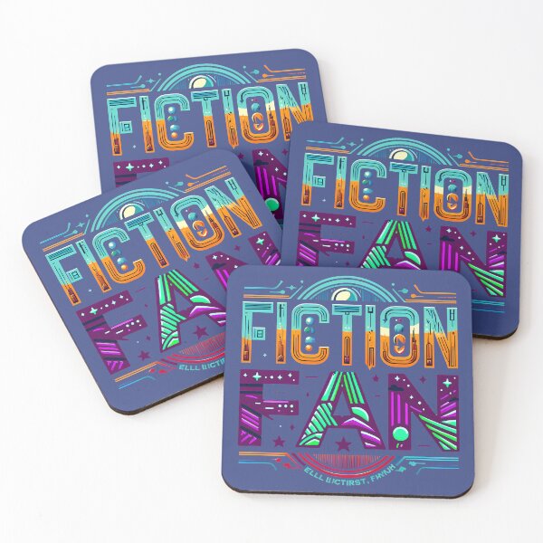 Item preview, Fiction fan, typography designed and sold by maxmaj.