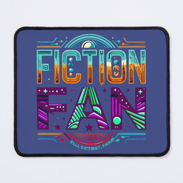 Item preview, Fiction fan, typography designed and sold by maxmaj.