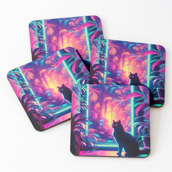 Item preview, Midnight Jungle Cat designed and sold by savesarah.