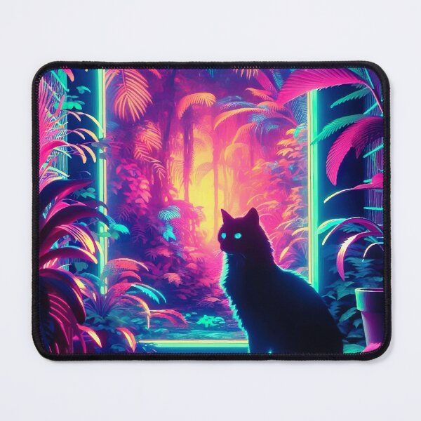 Item preview, Midnight Jungle Cat designed and sold by savesarah.