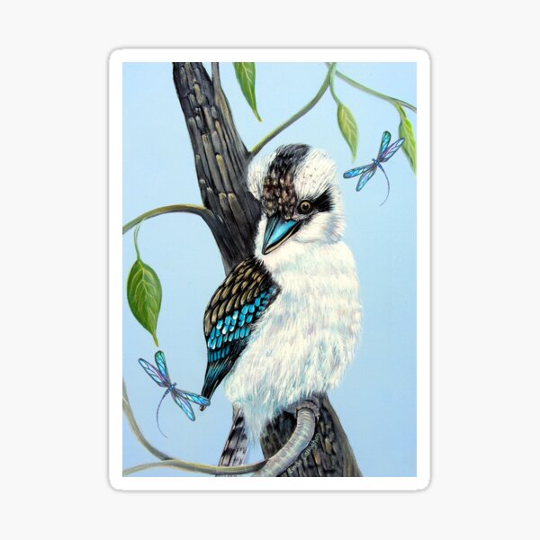 Item preview, Kookaburra and Dragonfly Friends designed and sold by Linda Callaghan.