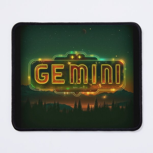 Item preview, Gemini Retro Typography designed and sold by Sototos® ⭐⭐⭐⭐⭐.