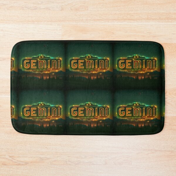 Item preview, Gemini Retro Typography designed and sold by Sototos® ⭐⭐⭐⭐⭐.