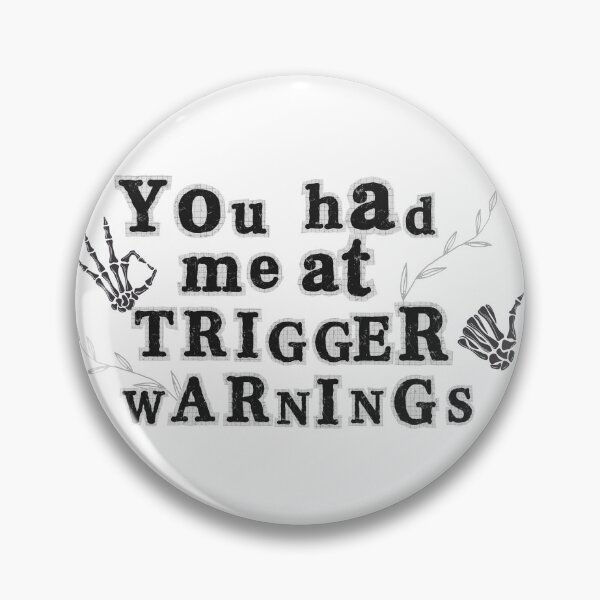 Item preview, Trigger warnings  designed and sold by page-and-cup.