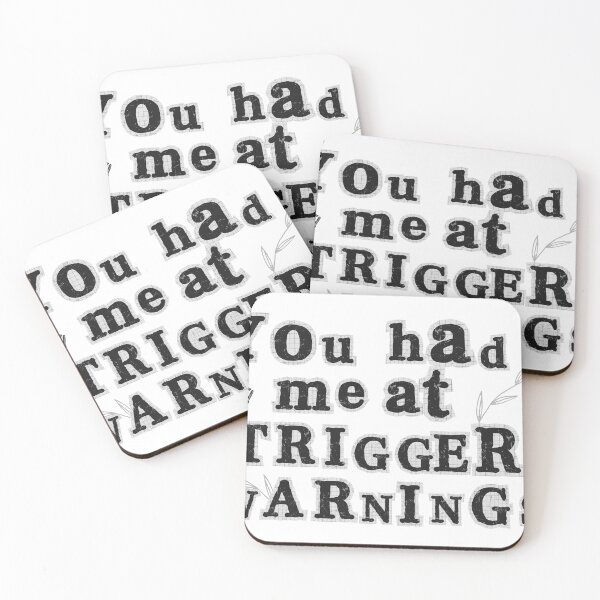 Item preview, Trigger warnings  designed and sold by page-and-cup.