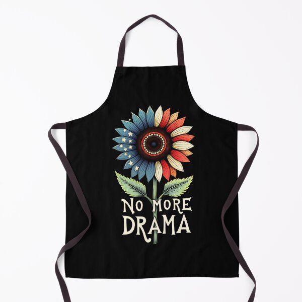 Item preview, No More Drama American Flag Sunflower Design designed and sold by Taans-Creation.