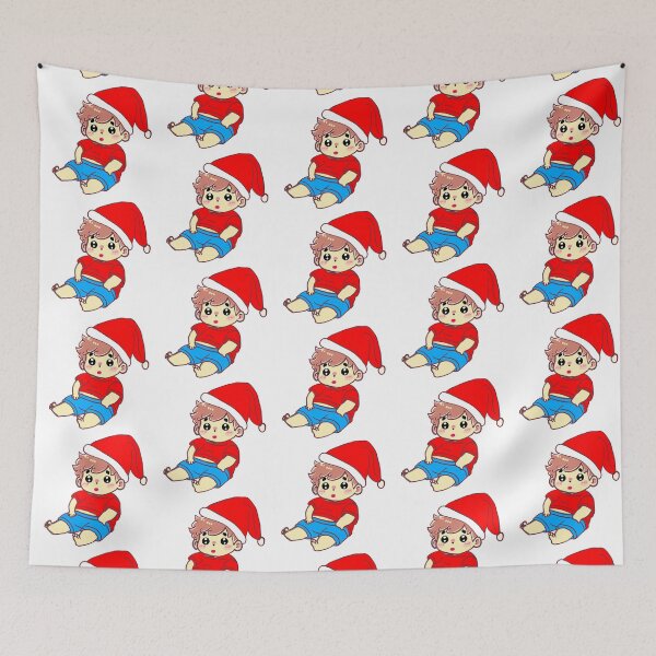 Item preview, Boy wearing a red hat designed and sold by Nuynuyshop.