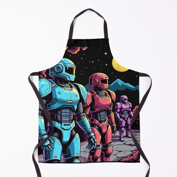 Item preview, Futuristic Space Suits Design - Pink, Blue, and Orange designed and sold by GiftedExplorer.
