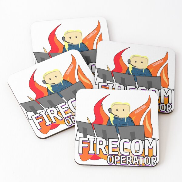 Artikelvorschau, Firecom-Operator – Weiblich und glücklich! entworfen und verkauft von Flashover.