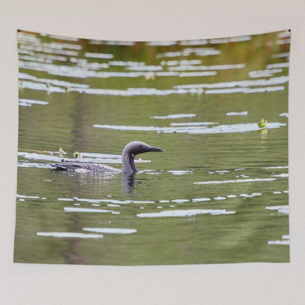Item preview, Black-throated loon on the green water designed and sold by Jouko Lehto Photography.