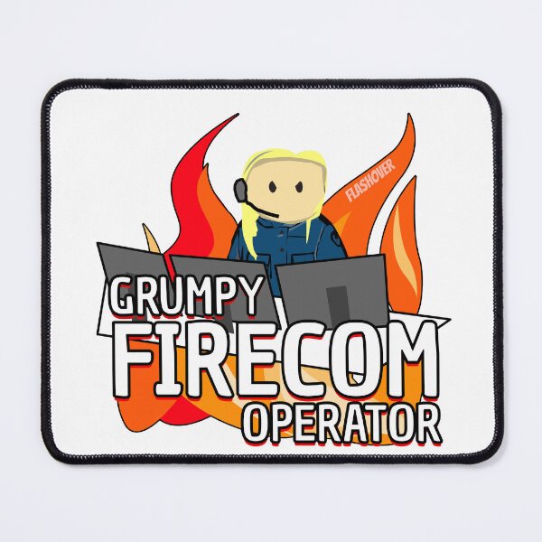 Item preview, Grumpy Firecom Operator - Female and not happy! designed and sold by Flashover.