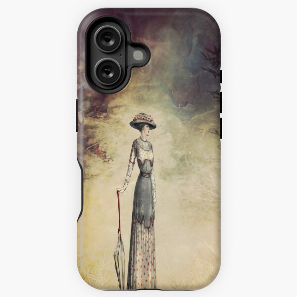 Item preview, VINTAGE FASHION LADY IN ABSTRACT FOREST designed and sold by Pia Schneider.