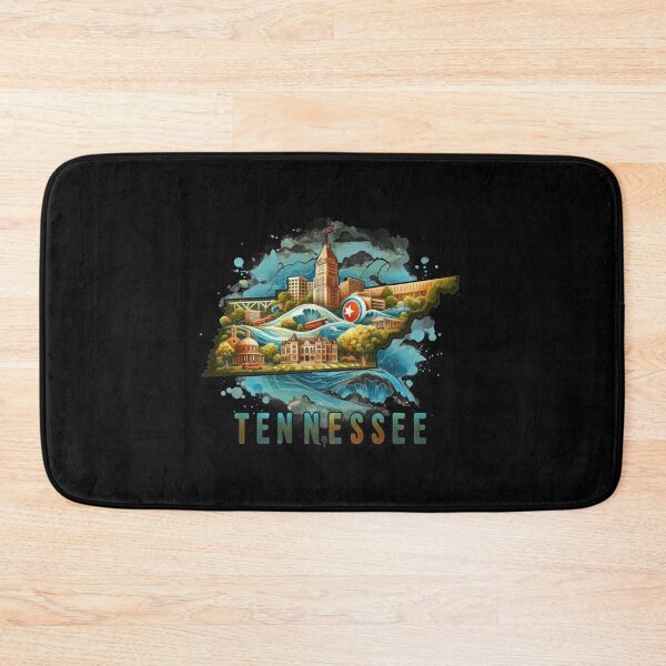 Item preview, Tennessee retro travel map of United States designed and sold by CleanDecor.