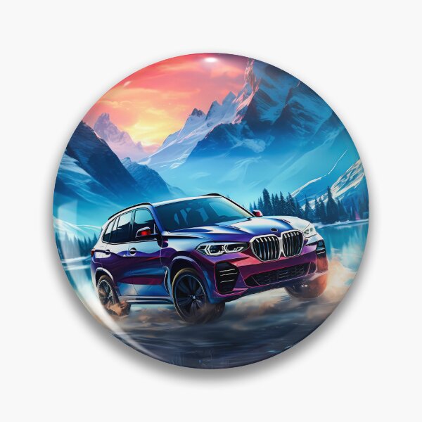 Item preview, Sporty Suv In Alpine Frozen Lake Reflection designed and sold by RevUpDesign.