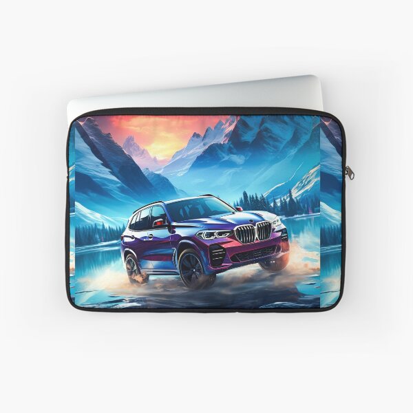 Item preview, Sporty Suv In Alpine Frozen Lake Reflection designed and sold by RevUpDesign.