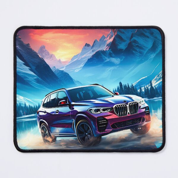 Item preview, Sporty Suv In Alpine Frozen Lake Reflection designed and sold by RevUpDesign.