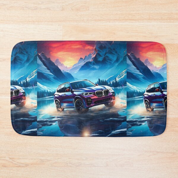 Item preview, Sporty Suv In Alpine Frozen Lake Reflection designed and sold by RevUpDesign.