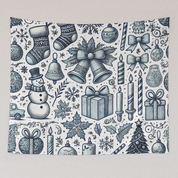 Item preview, Vintage Christmas Charm. designed and sold by Linework Studio.